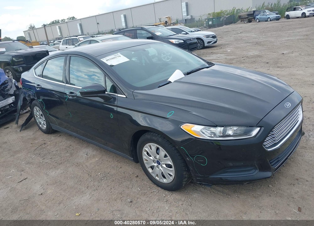 2013 FORD FUSION S VIN: 3FA6P0G72DR296207