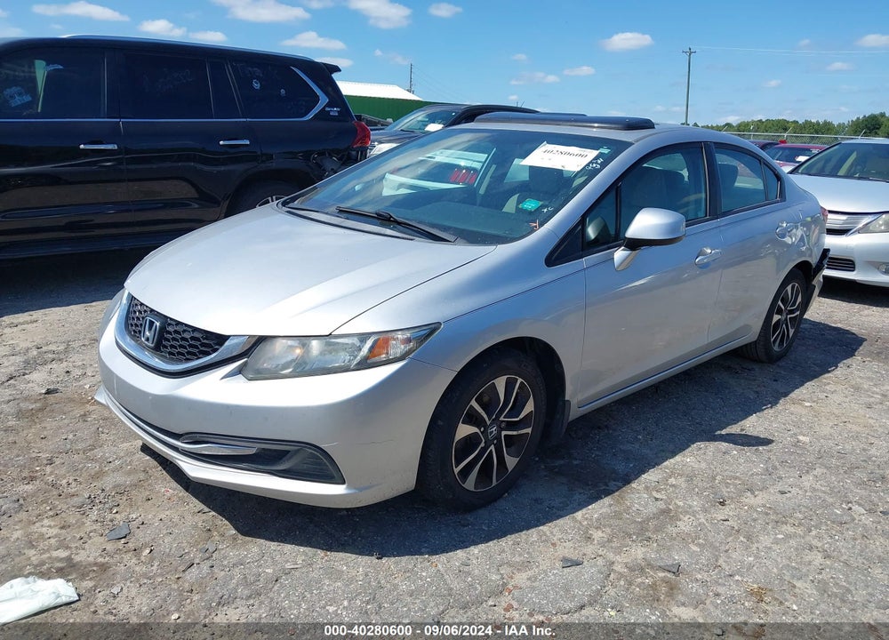 2013 HONDA CIVIC EX VIN: 2HGFB2F8XDH553416