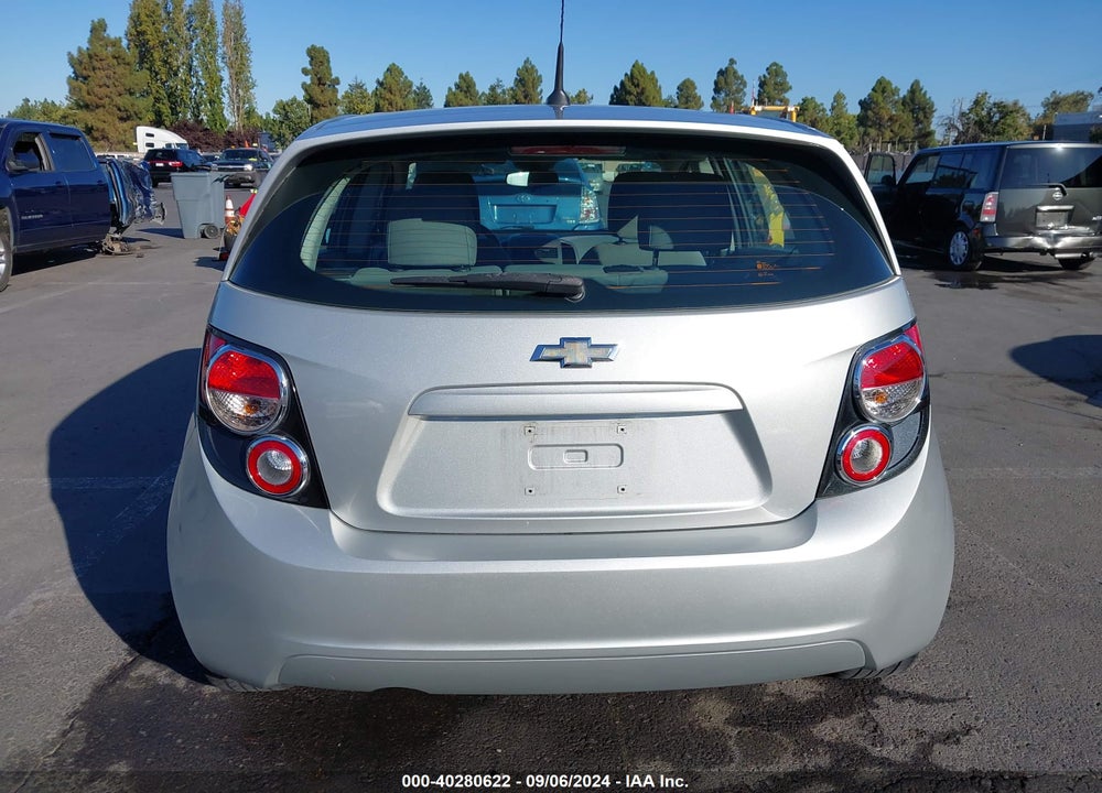 2012 CHEVROLET SONIC 2LT VIN: 1G1JC6SH6C4117234