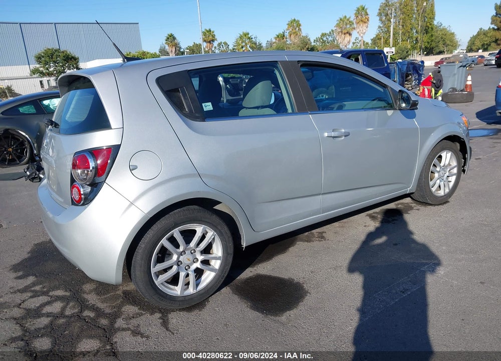2012 CHEVROLET SONIC 2LT VIN: 1G1JC6SH6C4117234