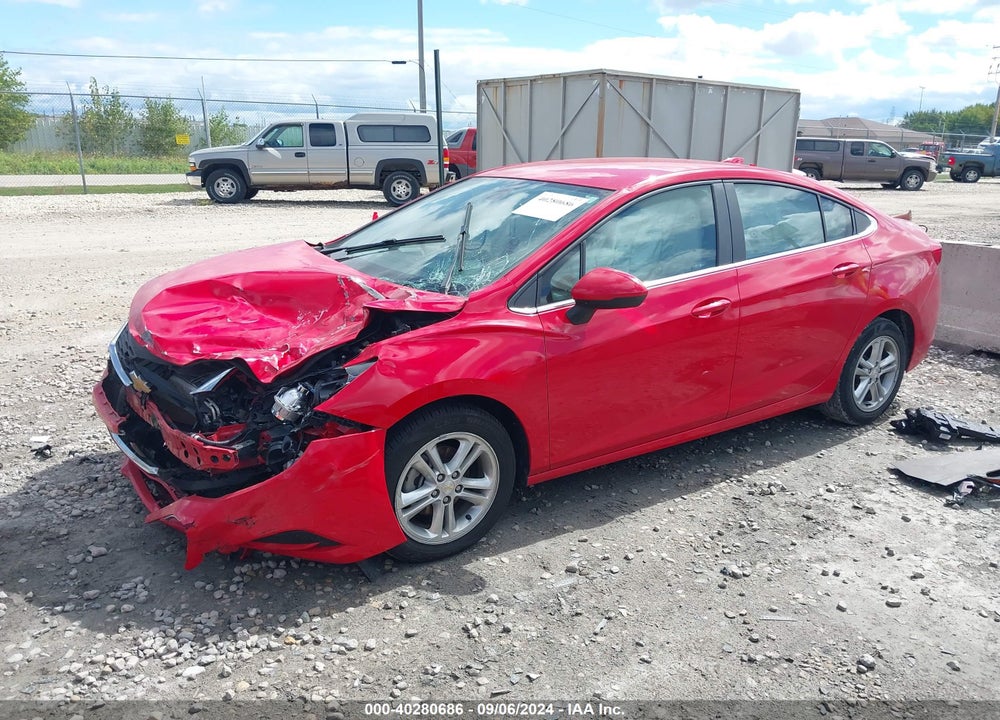 2017 CHEVROLET CRUZE LT AUTO VIN: 1G1BE5SM6H7245534