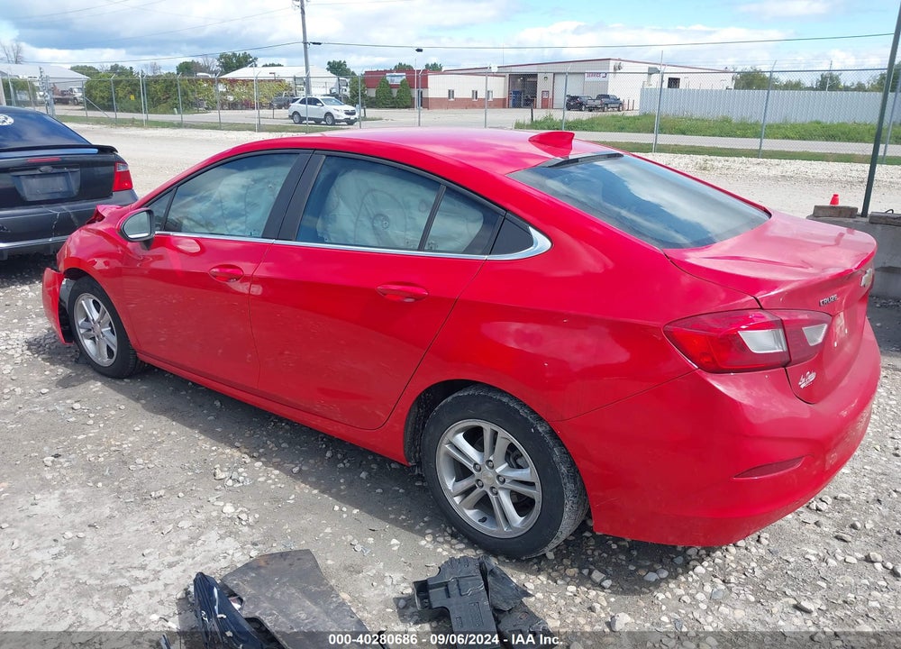 2017 CHEVROLET CRUZE LT AUTO VIN: 1G1BE5SM6H7245534