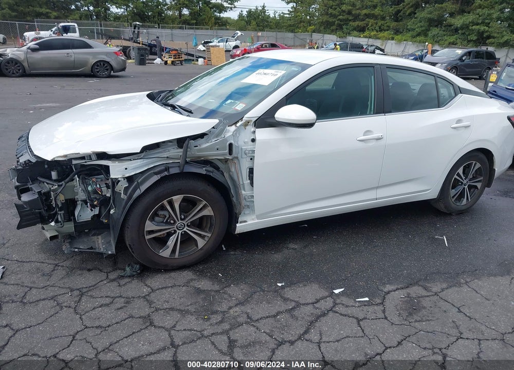 2020 NISSAN SENTRA SV XTRONIC CVT VIN: 3N1AB8CV7LY296491