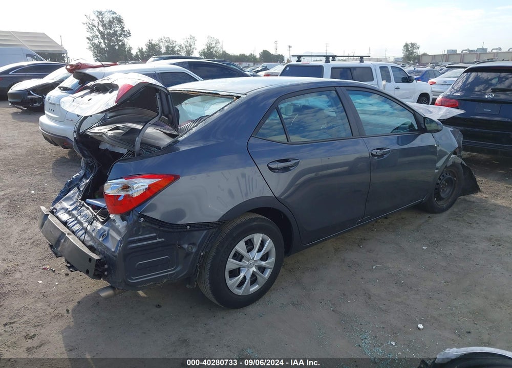 2016 TOYOTA COROLLA L VIN: 5YFBURHE1GP500749