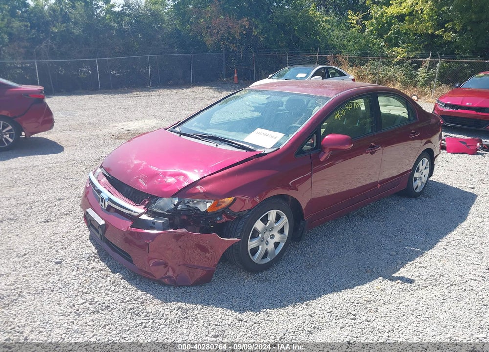 2008 HONDA CIVIC LX VIN: 1HGFA16578L101287
