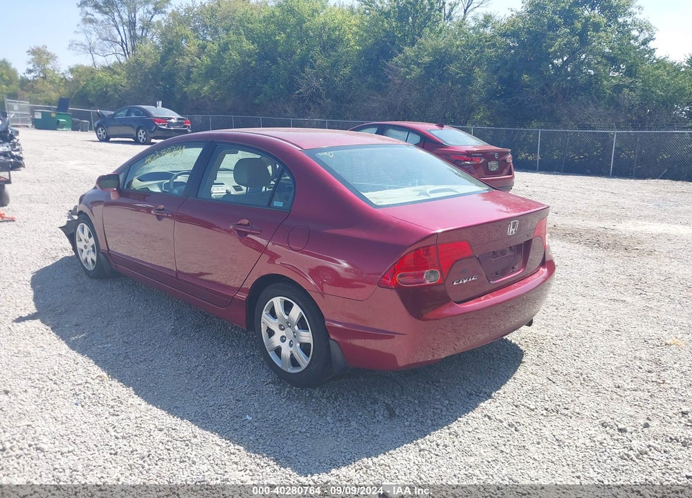2008 HONDA CIVIC LX VIN: 1HGFA16578L101287