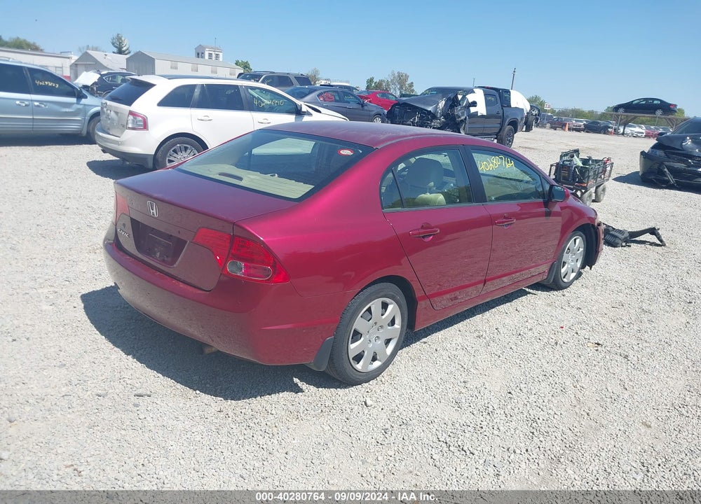 2008 HONDA CIVIC LX VIN: 1HGFA16578L101287