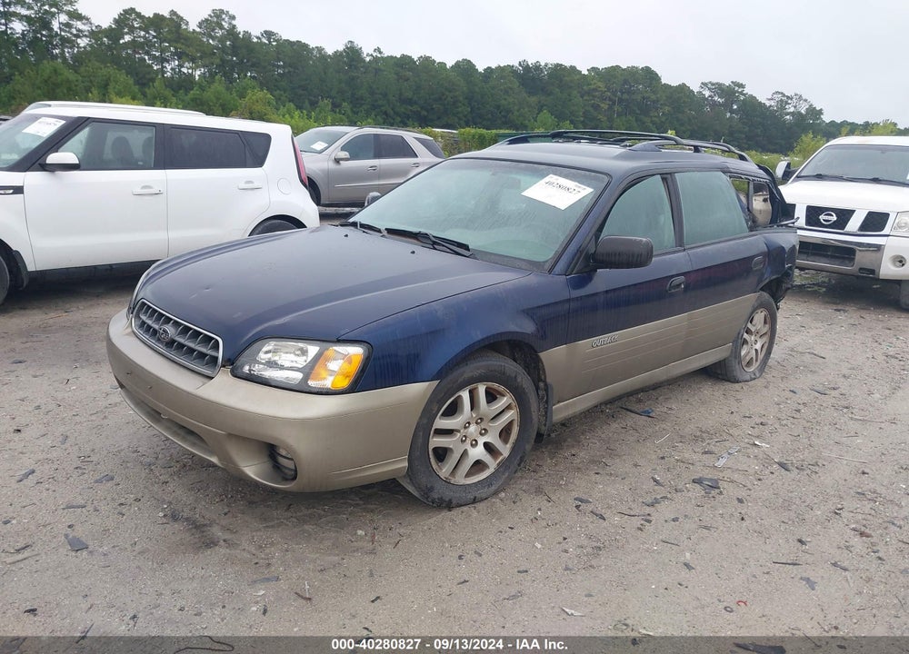 2004 SUBARU OUTBACK VIN: 4S3BH675947638413