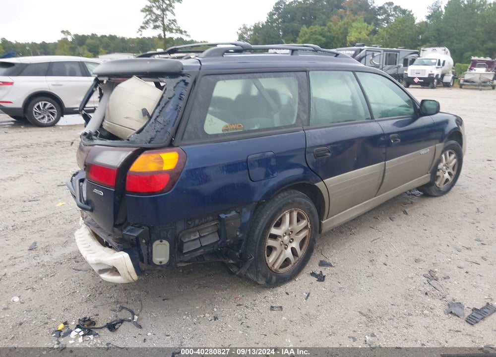 2004 SUBARU OUTBACK VIN: 4S3BH675947638413