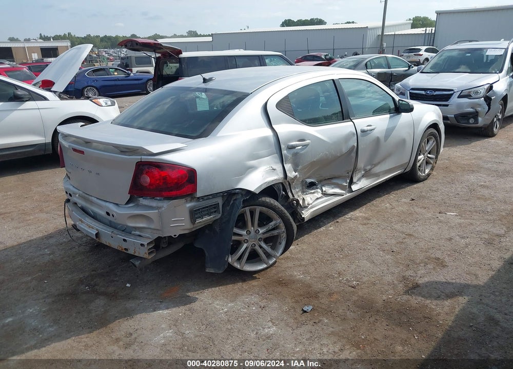 2012 DODGE AVENGER SE VIN: 1C3CDZAG0CN289197