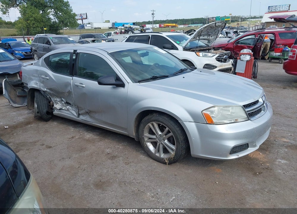 2012 DODGE AVENGER SE VIN: 1C3CDZAG0CN289197