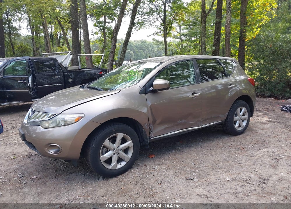 2010 NISSAN MURANO S VIN: JN8AZ1MW0AW132533