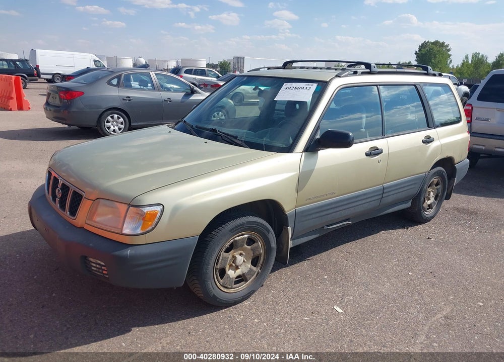 2002 SUBARU FORESTER L VIN: JF1SF63542G733041