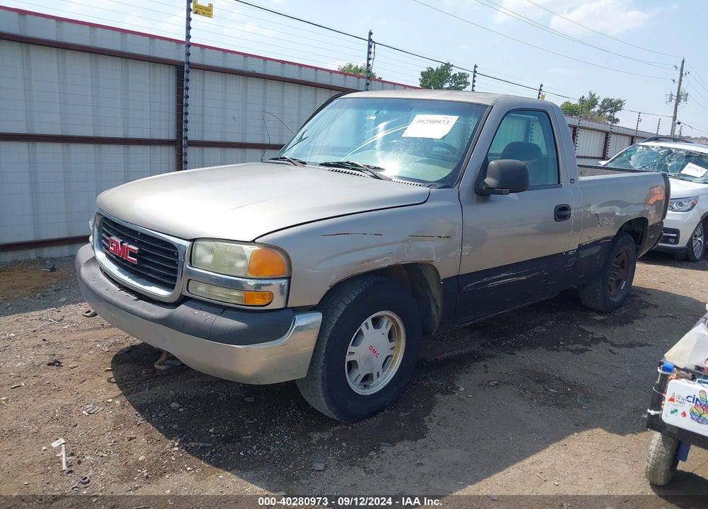 2002 GMC SIERRA 1500 SL VIN: 1GTEC14V92Z287085