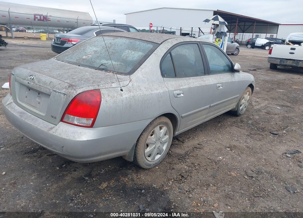 2002 HYUNDAI ELANTRA GLS VIN: KMHDN45D02U290236
