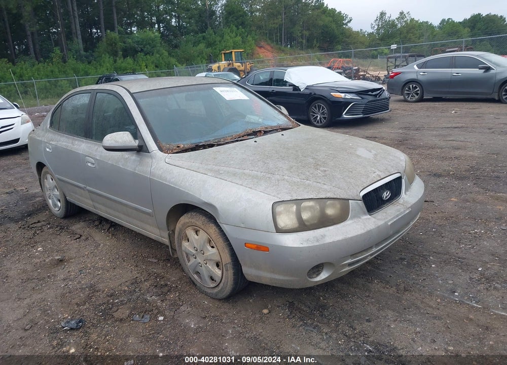 2002 HYUNDAI ELANTRA GLS VIN: KMHDN45D02U290236