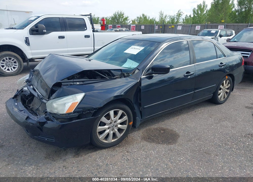 2007 HONDA ACCORD 3.0 EX VIN: 1HGCM66587A047595