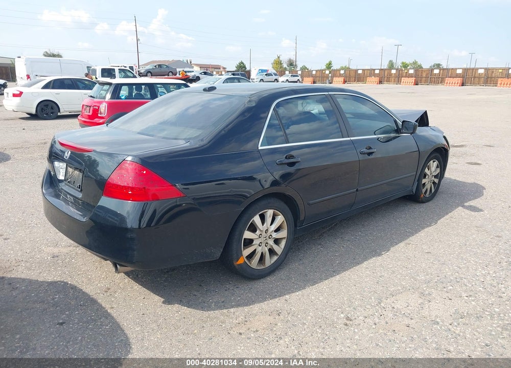 2007 HONDA ACCORD 3.0 EX VIN: 1HGCM66587A047595
