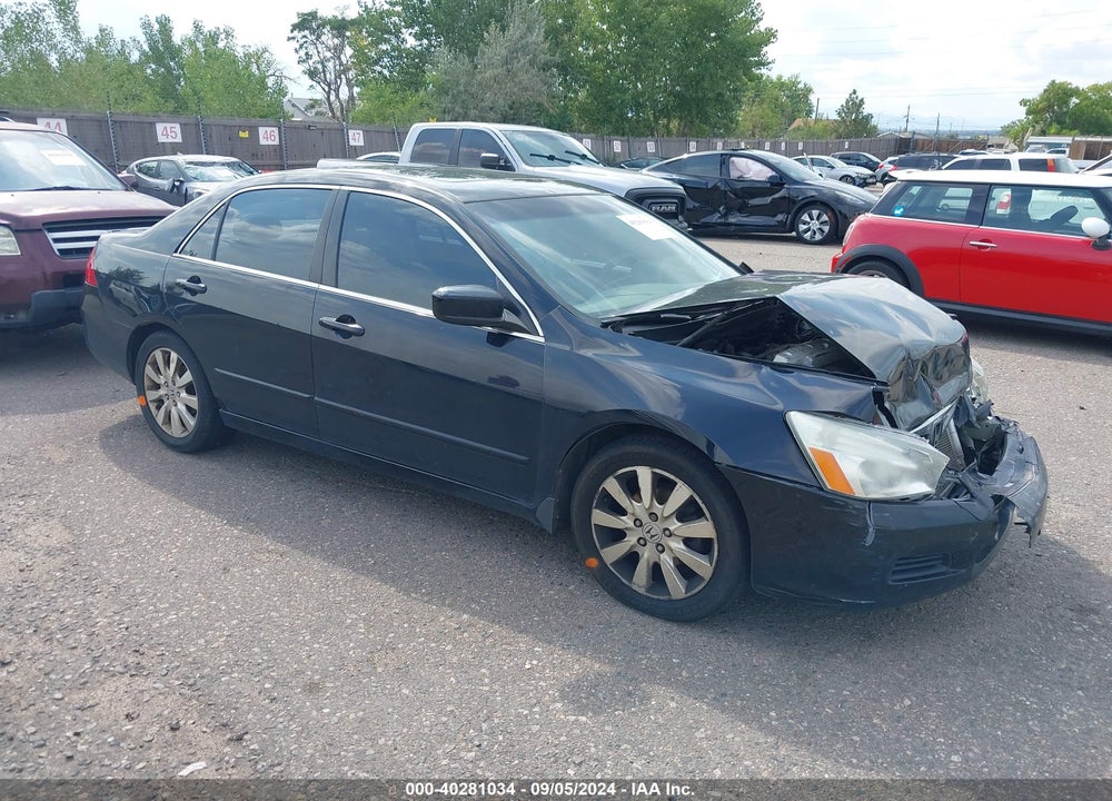 2007 HONDA ACCORD 3.0 EX VIN: 1HGCM66587A047595