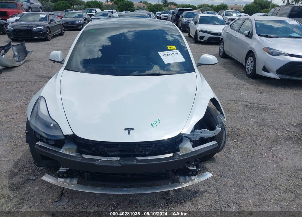 2022 TESLA MODEL 3 REAR-WHEEL DRIVE VIN: 5YJ3E1EA1NF312276