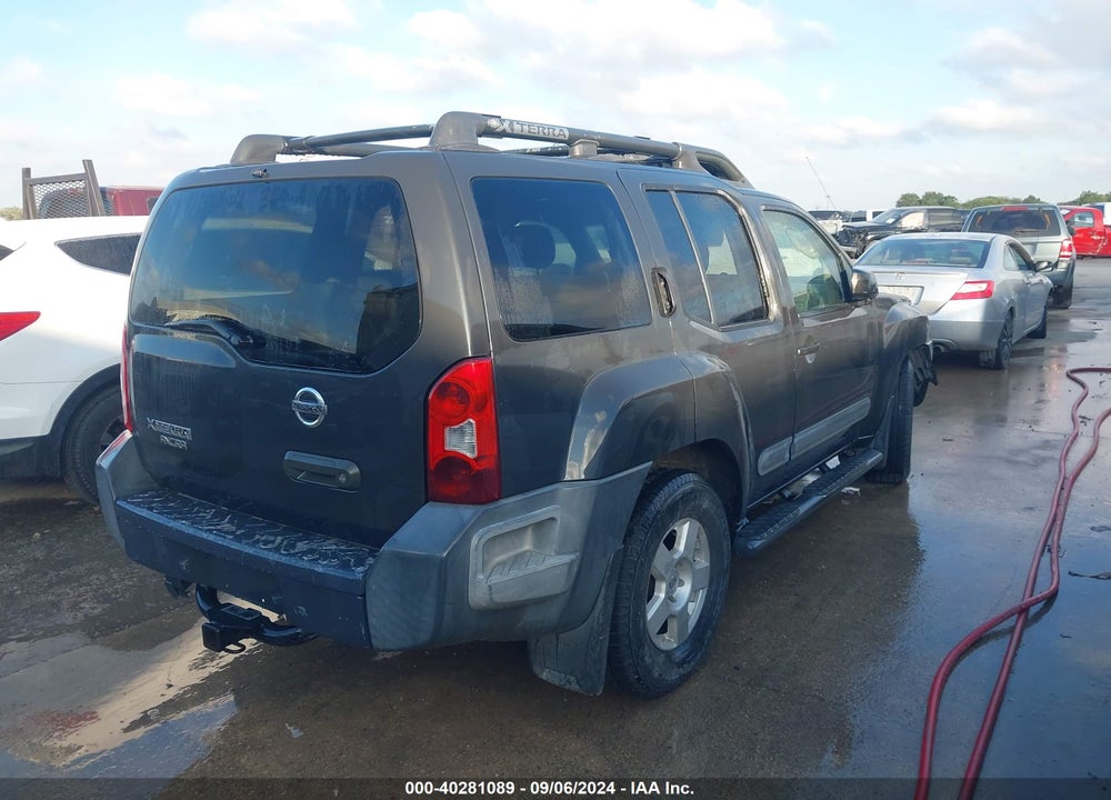 2006 NISSAN XTERRA S VIN: 5N1AN08U76C518154