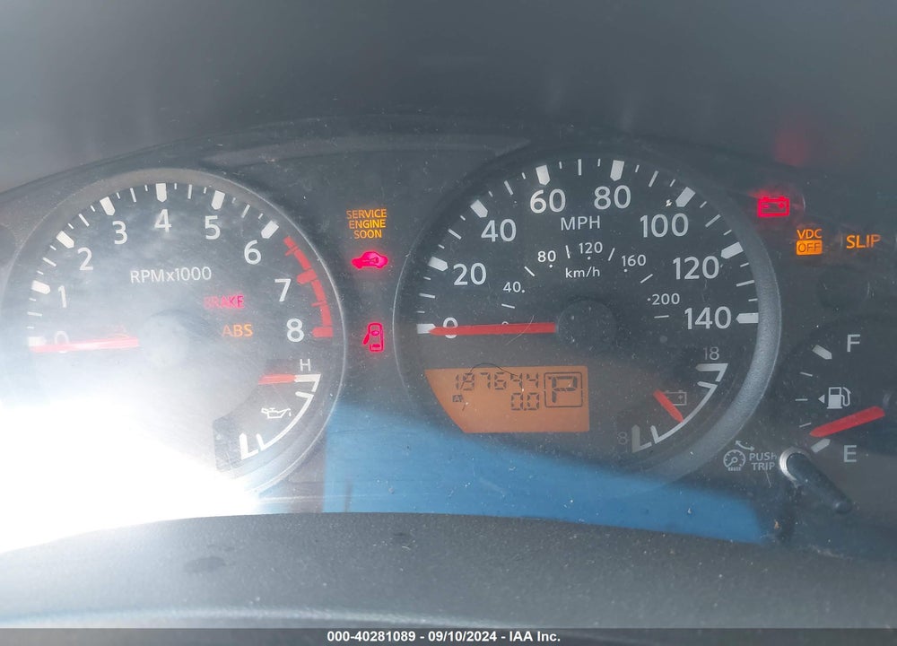 2006 NISSAN XTERRA S VIN: 5N1AN08U76C518154