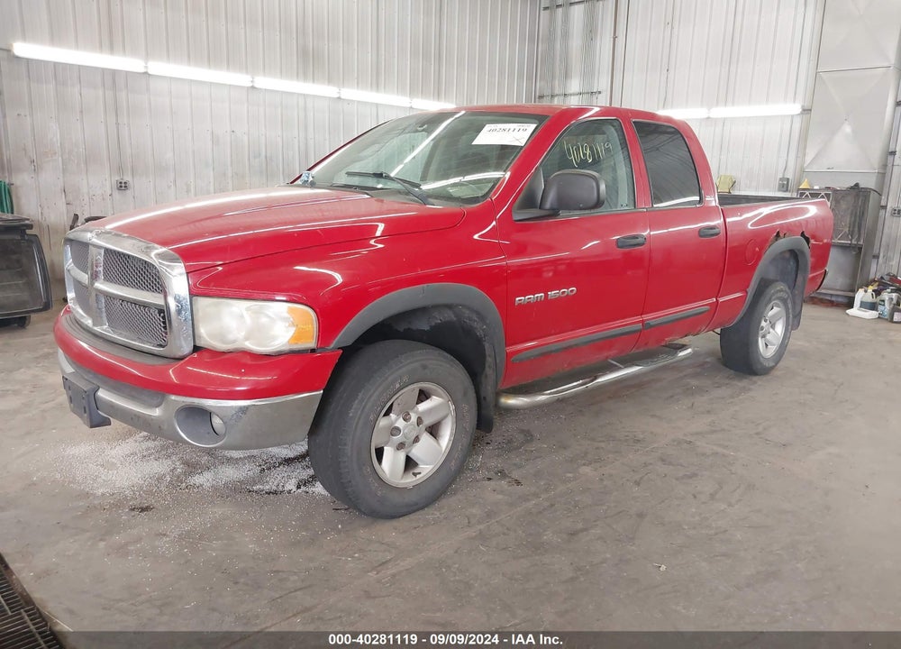 2002 DODGE RAM 1500 ST VIN: 3B7HU18N22G106722