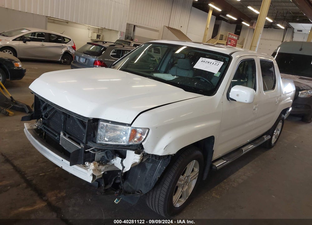 2014 HONDA RIDGELINE RTL VIN: 5FPYK1F5XEB012078