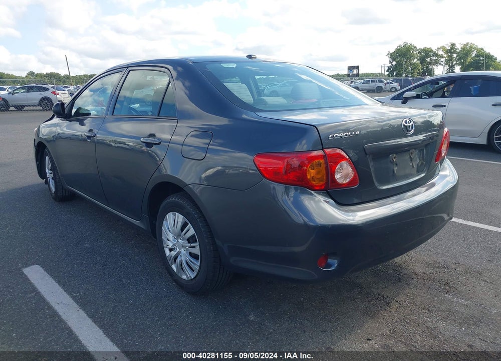2009 TOYOTA COROLLA VIN: 2T1BU40E09C079964