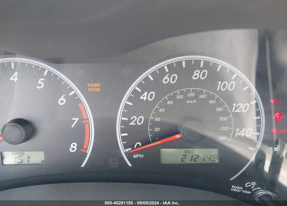 2009 TOYOTA COROLLA VIN: 2T1BU40E09C079964
