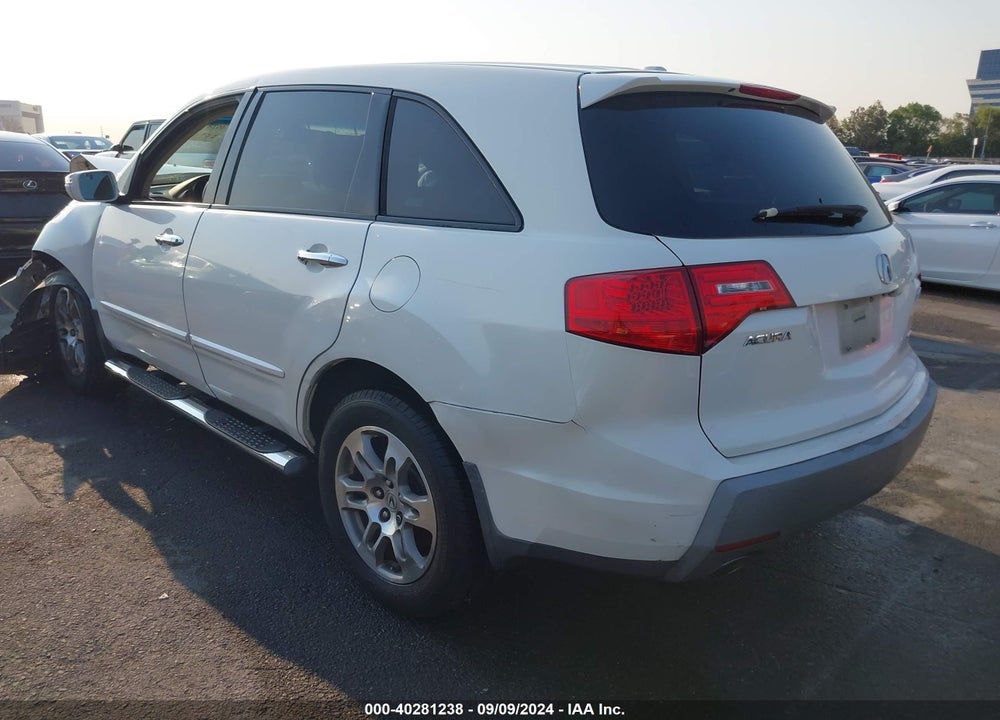 2008 ACURA MDX TECHNOLOGY PACKAGE VIN: 2HNYD28388H539243