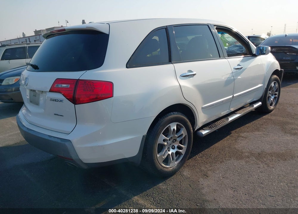 2008 ACURA MDX TECHNOLOGY PACKAGE VIN: 2HNYD28388H539243