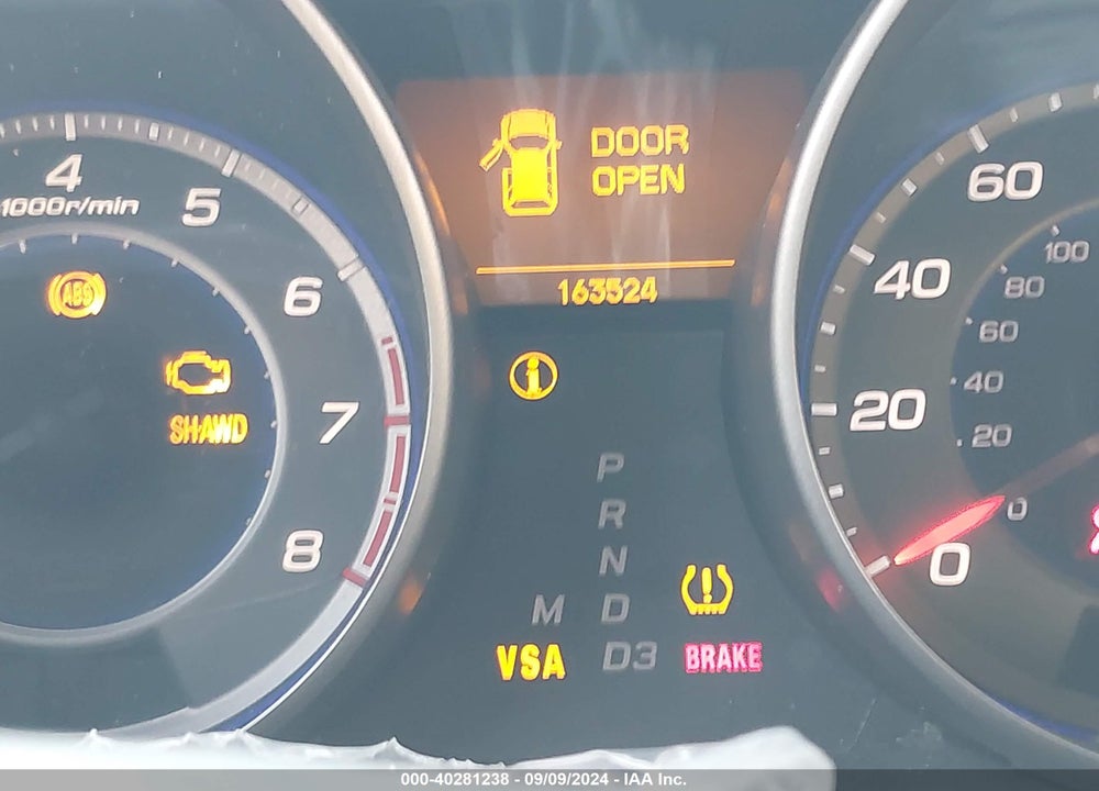 2008 ACURA MDX TECHNOLOGY PACKAGE VIN: 2HNYD28388H539243