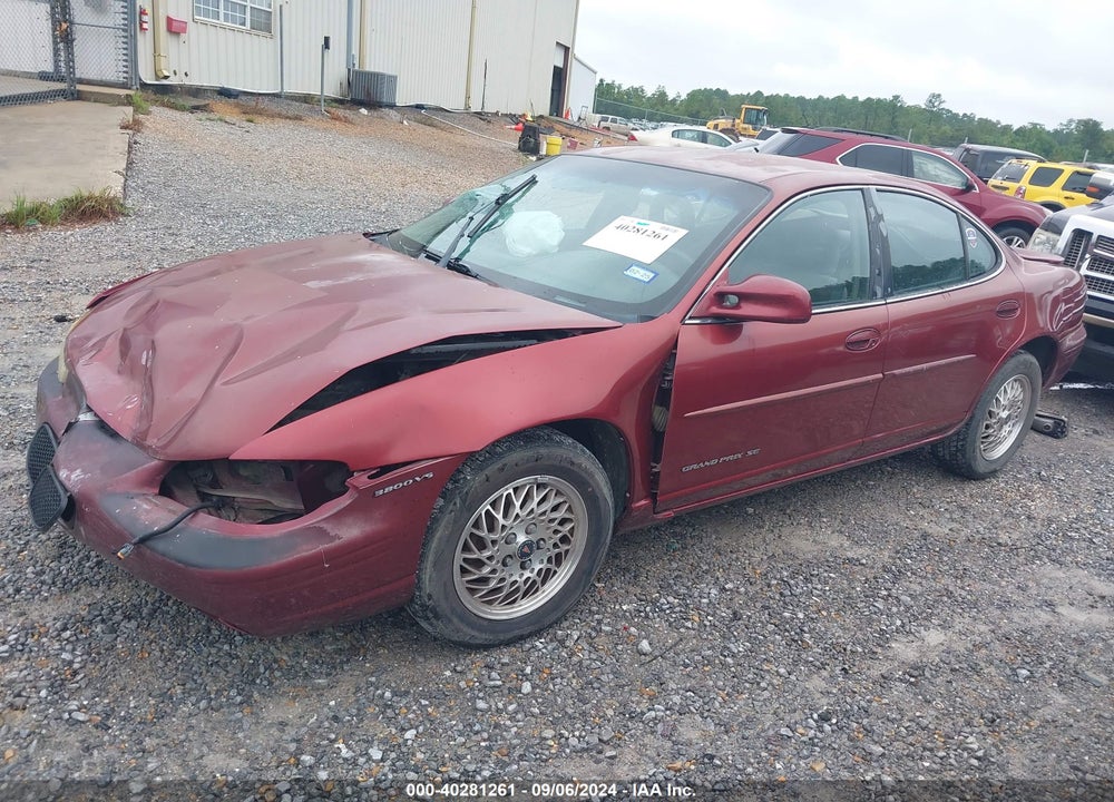 2000 PONTIAC GRAND PRIX SE VIN: 1G2WJ52K4YF259400