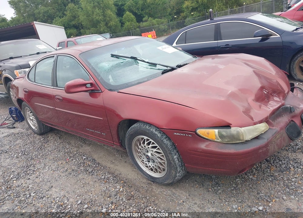 2000 PONTIAC GRAND PRIX SE VIN: 1G2WJ52K4YF259400