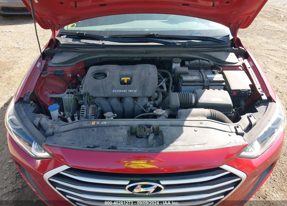 2017 HYUNDAI ELANTRA SE VIN: KMHD74LF4HU065308