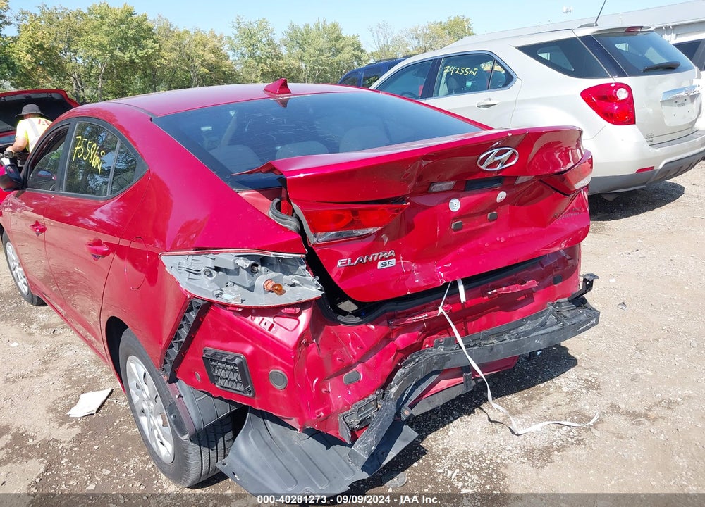 2017 HYUNDAI ELANTRA SE VIN: KMHD74LF4HU065308