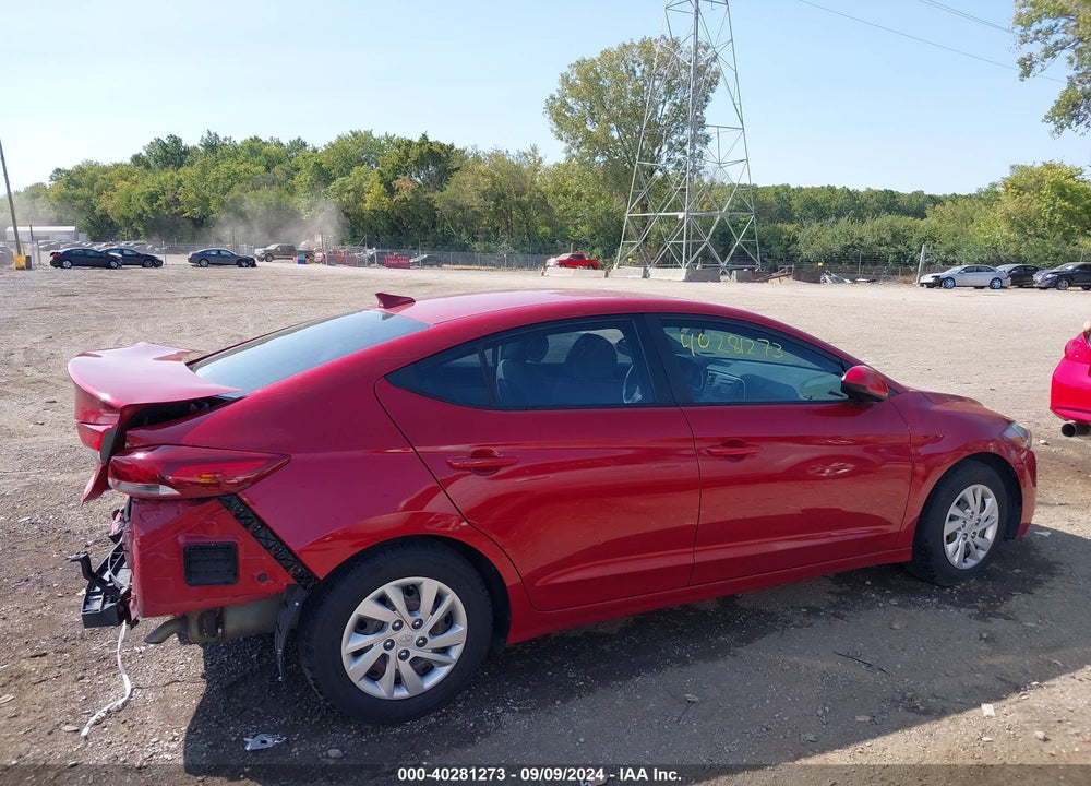 2017 HYUNDAI ELANTRA SE VIN: KMHD74LF4HU065308