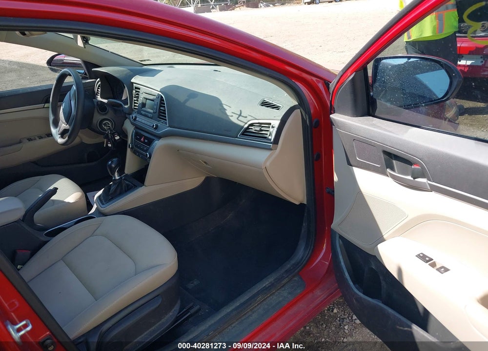 2017 HYUNDAI ELANTRA SE VIN: KMHD74LF4HU065308