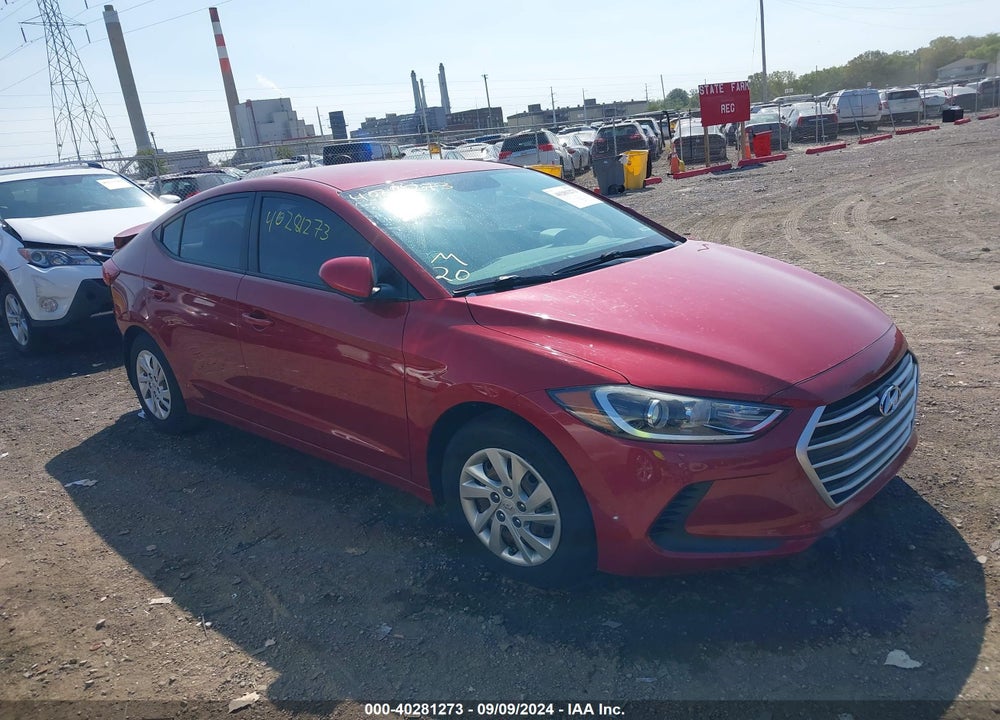 2017 HYUNDAI ELANTRA SE VIN: KMHD74LF4HU065308