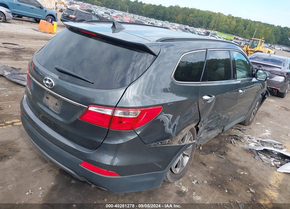 2013 HYUNDAI SANTA FE GLS VIN: KM8SN4HF4DU013533