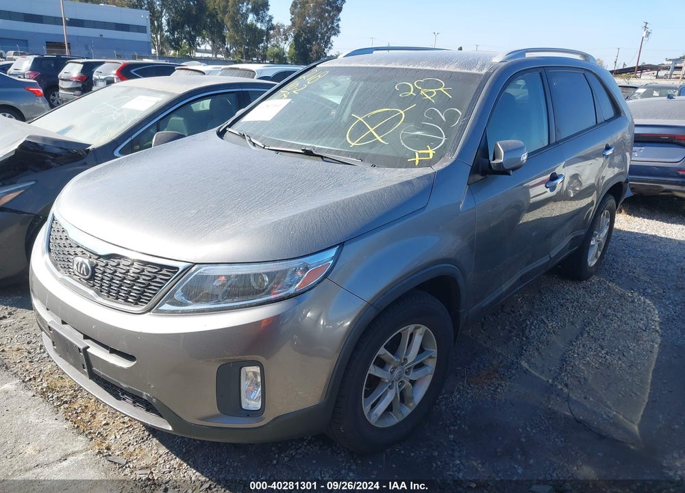 2014 KIA SORENTO LX V6 VIN: 5XYKT4A76EG536892