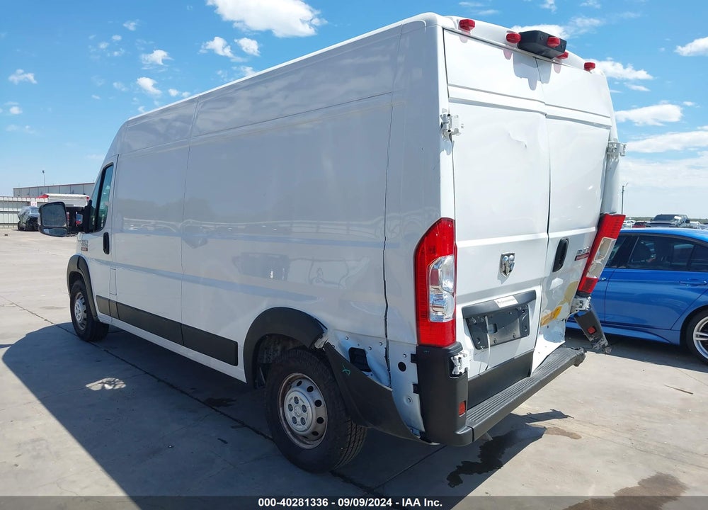 2020 RAM PROMASTER 3500 HIGH ROOF 159 WB VIN: 3C6URVHG3LE113207