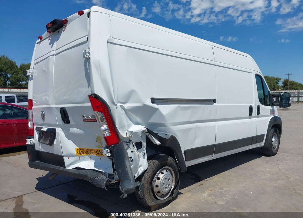 2020 RAM PROMASTER 3500 HIGH ROOF 159 WB VIN: 3C6URVHG3LE113207