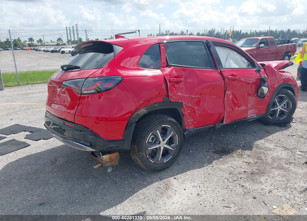 2024 HONDA HR-V 2WD EX-L/2WD EX-L W/O BSI VIN: 3CZRZ1H75RM745626