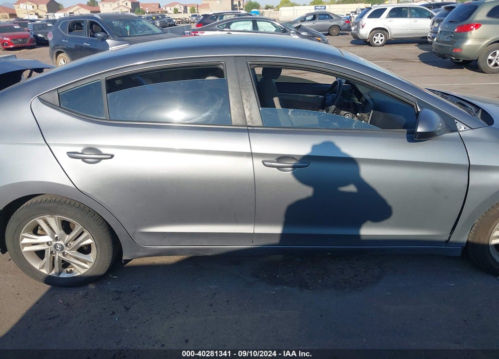 2019 HYUNDAI ELANTRA SEL VIN: 5NPD84LF0KH436435