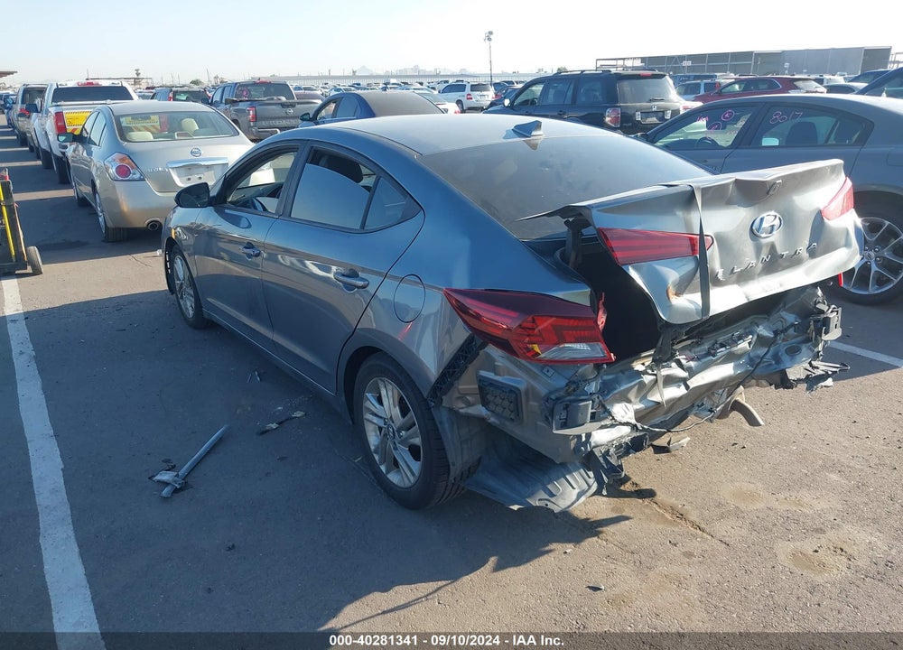2019 HYUNDAI ELANTRA SEL VIN: 5NPD84LF0KH436435