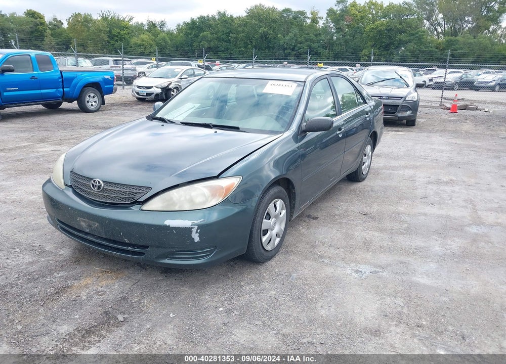 2002 TOYOTA CAMRY LE VIN: 4T1BE32K92U619827