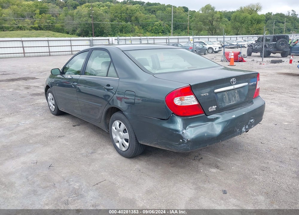 2002 TOYOTA CAMRY LE VIN: 4T1BE32K92U619827