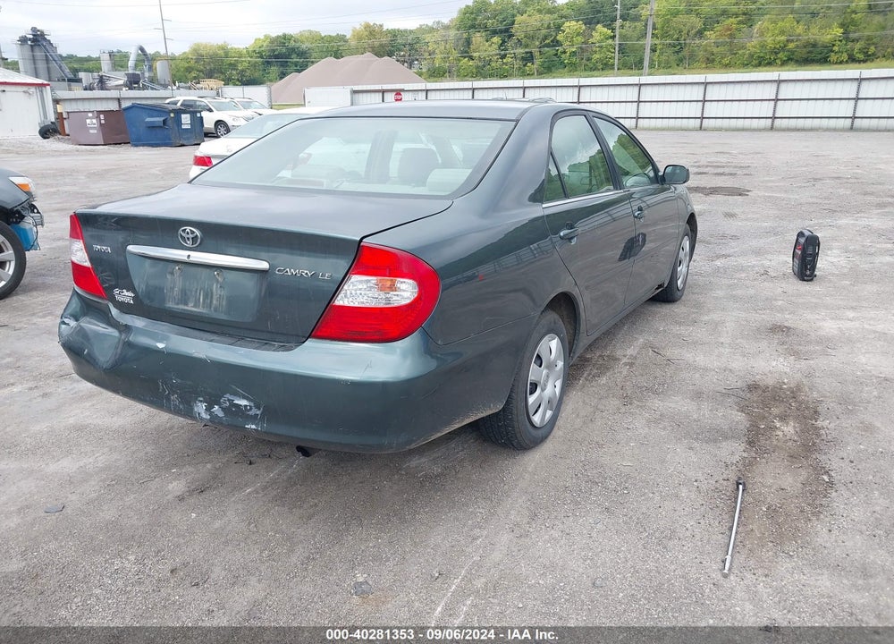 2002 TOYOTA CAMRY LE VIN: 4T1BE32K92U619827